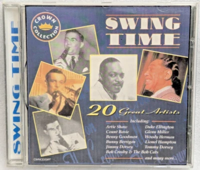 Swing Time: 20 Great Artists Count Basie Woody Herman (CD, 1995, Javelin) - Image 1 of 4