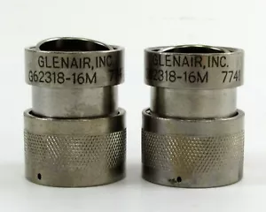 (2) Glenair G62318-16M EMI/RFI abgeschirmte Rückschalen für Steckverbinder der Serie 38999 - Bild 1 von 2