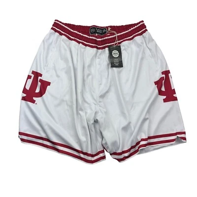 19NINE IU Indiana Hoosiers Game Shorts Sz XXXL 3XL (1975-76) Home White NWT - Image 1 of 4