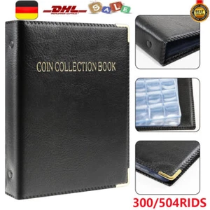 300/504tlg 2/5/10 Euro Münzalbum Sammelalbum Münzen-Album Ordner Alben Ringbuch~ - Bild 1 von 35
