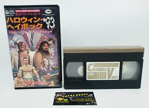 WCW Halloween Havoc 1993 - Japoński NTSC Wrestling VHS - RZADKI WWE - ŁADNY!
