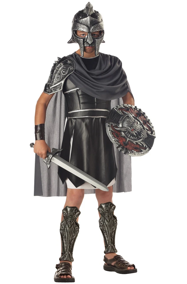 Brand New Boys Greek Roman Gladiator Hercules Warrior Child Costume - Image 1 of 1