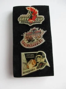 2004 Ottawa Renegades CFL Grey Cup Pin Collection Set of 3 in Presentation Box - Picture 1 of 2