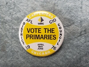1977 Abstimmung The Primaries Carpenters Chicago AFL CIO District Council - Bild 1 von 1