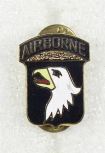 Army DI Pin: 101st Airborne Division - c/b, 25mm, nhm - Bild 1 von 1