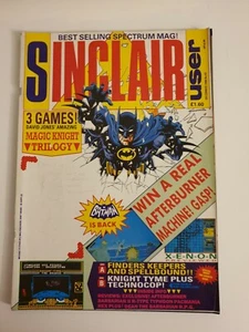 SINCLAIR USER MAGAZINE DECEMBER 1988 NO 81 RETRO 80S - Picture 1 of 3