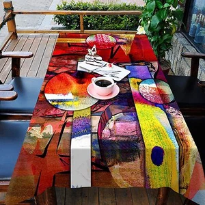 3D Abstrac 879 Tablecloth Table Cover Cloth Birthday Party Event AJ WALLPAPER AU - Picture 1 of 1