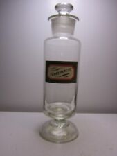 W. R. Warner Pedestal Bottle Pat. 1875 Pontil Mark Apothecary Pharmacy Shelf Jar