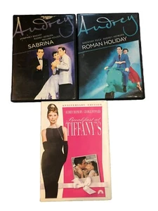 Audrey Hepburn 3 Movie Set: Sabrina, Roman Holiday, & Breakfast at Tiffany's - Bild 1 von 2