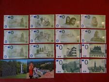 0 Memo Euro Souvenir billets à choisir / scheine zu wählen / notes to choose