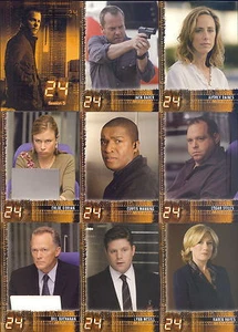 TWENTY FOUR 24 SEASON 5 2008 ARTBOX COMPLETE BASE CARD SET 90 TV - Bild 1 von 3