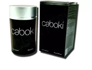 PACK OF  2 Caboki Plastic 25 Grams Hair Building Fibers ( Black Color ) - Picture 1 of 6