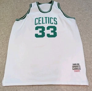 Boston Celtics Larry Bird Adidas NBA Trikot Herren Gr. 2XL weiß ärmellos #33  - Bild 1 von 7