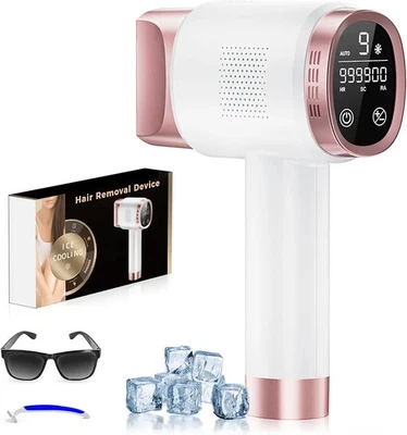 BEAURIS Laser Hair Removal Device with Painless Ice-Cooling System, Max 21J IPL Hair Rem