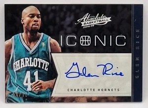 2016-17 Panini Absolute Glen Rice Iconic Autographs 54/75 - Picture 1 of 2