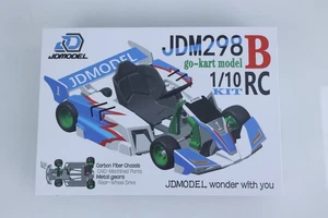 1:10 Plastic RC Go-Kart JDM 298B Pro Racing Car KIT Model Servo Motor Radio Toy - Picture 1 of 12