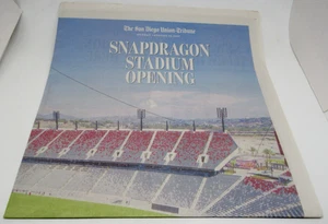 Snapdragon Stadium Inauguración 28 de agosto de 2022 San Diego Union-Tribune Section - Imagen 1 de 15