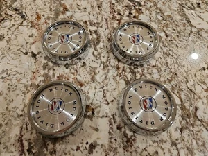 1971-1987 Buick Chrome Wheel Cap w/ Tri-Shield Plastic Emblem  - Picture 1 of 10