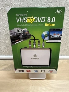 Honestech VIDBOX VHS to DVD 8.0 Deluxe VHS to DVD converter - Brand New! Sealed - Afbeelding 1 van 10