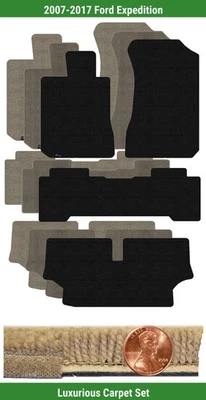 Juego de alfombrillas Lloyd Custom Luxe para Ford Expedition 2007-2017 (4 piezas) #LZ1 Foto 1 de 4