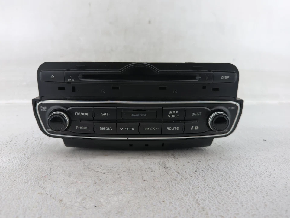 2016-2016 Kia Cadenza Am Fm Cd Player Radio Receiver ER0QG - Image 1 of 4