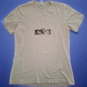 Anime Shirt Katsuki Bakugo Eyes Box Logo Men M Beige Cosplay Vintage Collectible - Bild 1 von 5