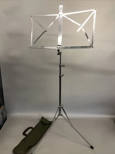 Soporte para partituras con bolsa de transporte | Antiguo vintage | Hecho en W. Germany | #B4 - Imagen 1 de 5