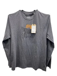Prana Journeyman LS Charcoal Heather Wise Long Sleeve T Shirt Men’s Size 2XL New - Picture 1 of 10