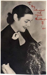 Fannie HURST / Fotografía inscrita firmada - Imagen 1 de 1