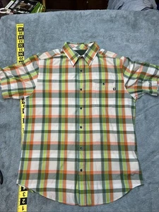 Camisa Marmot Para Hombre M Cuadros Multicolor Preppy Exterior Verano Abotonada - Imagen 1 de 13