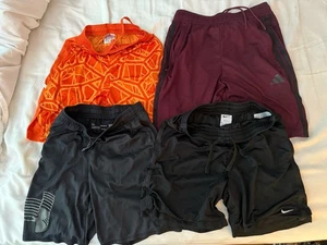 Nike, Adidas Under Armor Youth Shorts - 4 Pairs - Picture 1 of 4