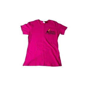 Port & Company Vibrant Pink Johnny Mañana's Grill & Tacos T-Shirt Women's S - Picture 1 of 6