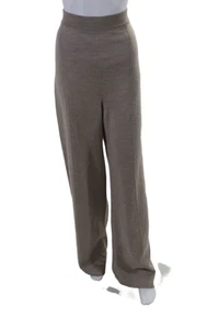 The Row Womens Elastic Waistband Straight Leg Knit Egle Pants Brown Size Medium - Picture 1 of 6