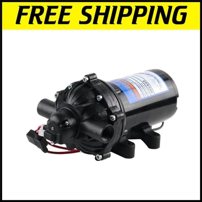 Energy-Efficient 12V Diaphragm Pump - 5.5 GPM with Automatic Shut-Off - Image 1 of 4