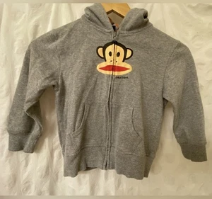 CUTE Paul Frank Sweatshirt SZ 5T Unisex Zip Up Gray Hoodie. - Picture 1 of 4