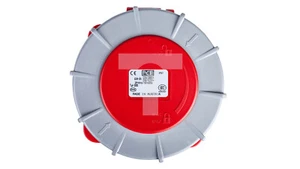 Panel socket 63A 5P 400V / 100x100 / red IP67 POWET TWIST 335-6 /T2UK - Picture 1 of 1