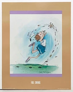 Full Swing , Gary Patterson Poster, 1986 reproduction print - Picture 1 of 1