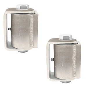 Guardian 2000.150 Heavy-Duty Gate Hinge Flat Mount Both Sides (Unfinished) Pair - Picture 1 of 2