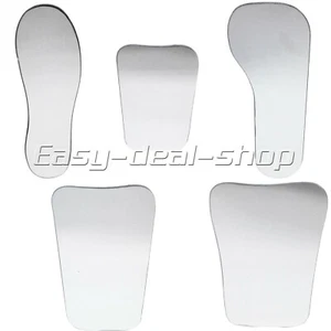 5pcs Dental Orthodontic Oral Intraoral Photographic 2-side Rhodium Glass Mirrors - Picture 1 of 12