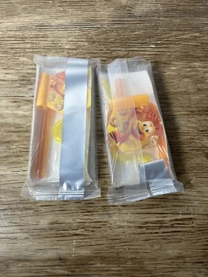 2 Honey Nut Cheerios Premium Insert Straw Milk Cereal Box Toy Flag Drinking - Image 1 of 2