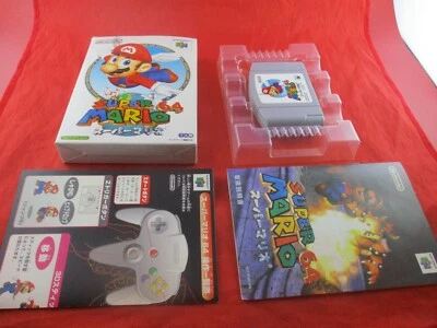Super Mario 64 Nintendo 64 N64 Japan COMPLETE w/ Box manual US SELLER #O1 - Image 1 of 4