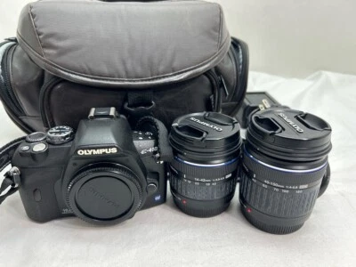 Olympus E-410 DSLR Cuatro Tercios + 2 Lentes 14-42mm + 40-150mm + Transporte (NJL026570) Foto 1 de 4