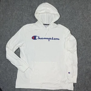 Champion Suéter Para Hombres XL Blanco Sudadera Con Capucha Informal Aire Libre Correr - Imagen 1 de 10