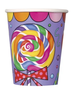 Tazas de papel de 8 quilates para fiestas de dulces - Imagen 1 de 2