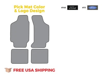 FITS 1984-1994 Ford Tempo Floor Mat 4pc Cutpile - Изображение 1 из 4