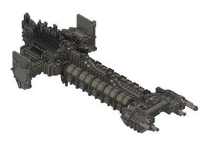 Super Marine Schlachtkreuzer | Battlefleet Colossus | Grimdark Future Warfleets - Picture 1 of 2