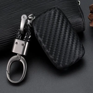 For Range Rover/Land Rover Discovery/Jaguar Carbon Fiber Look Key shell chain 1x - Picture 1 of 11