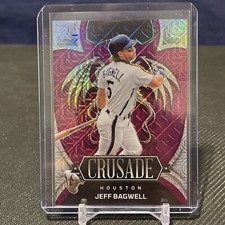 2023 Panini Chronicles Crusade JEFF BAGWELL Purple Mojo #'d 11/50