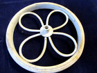 Vintage Baby Carriage Buggy Wheel 9 1/2'' White Hard Rubber w/1/2'' Diameter 97a4
