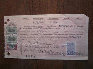 DOCUMENTO DE TURQUÍA CON SELLOS DE INGRESOS - Imagen 1 de 1